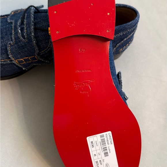 Christian Louboutin No Penny Denim Loafers - Picture 3 of 3